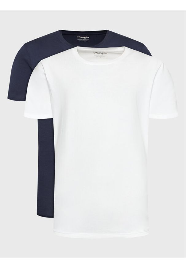 Wrangler Komplet 2 t-shirtów W7G9DH114 112321453 Kolorowy Regular Fit. Materiał: bawełna. Wzór: kolorowy