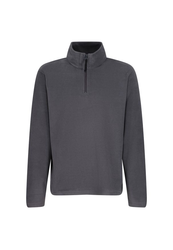 Regatta - Męski Polar Z Suwakiem Micro. Kolor: szary. Materiał: polar. Sezon: zima. Styl: sportowy. Sport: turystyka piesza