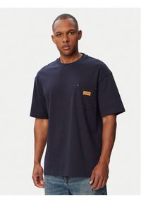 Hugo - HUGO T-Shirt Nevado 50564045 Granatowy Loose Fit. Kolor: niebieski. Materiał: bawełna #1