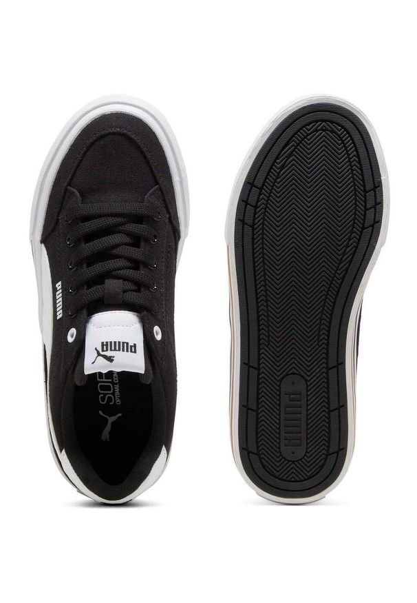 Adidasy Puma Court Classic Vulc Fs Jr, Dzieci. Kolor: czarny. Materiał: syntetyk, materiał