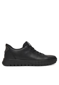 Geox Sneakersy D Flextride Plus D567SA 09B15 C9999 Czarny. Kolor: czarny. Materiał: skóra