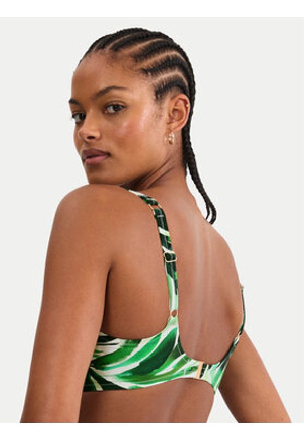 Triumph Góra od bikini Summer Palm 10226611 Zielony. Kolor: zielony. Materiał: syntetyk