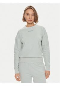 Calvin Klein Bluza Micro Logo K20K206630 Zielony Regular Fit. Kolor: zielony. Materiał: bawełna #1