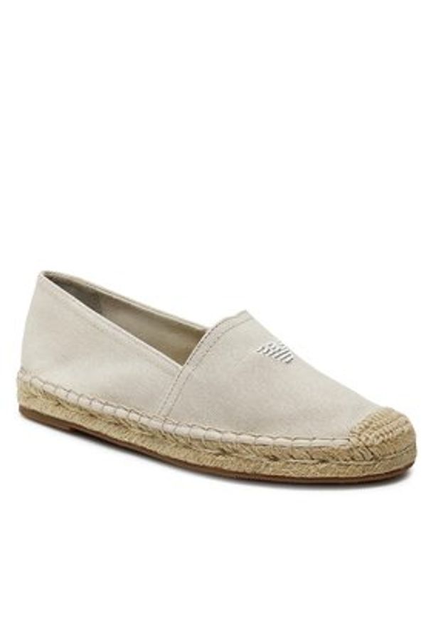 Emporio Armani Espadryle XVSS07 XD396 D417 Écru. Materiał: materiał