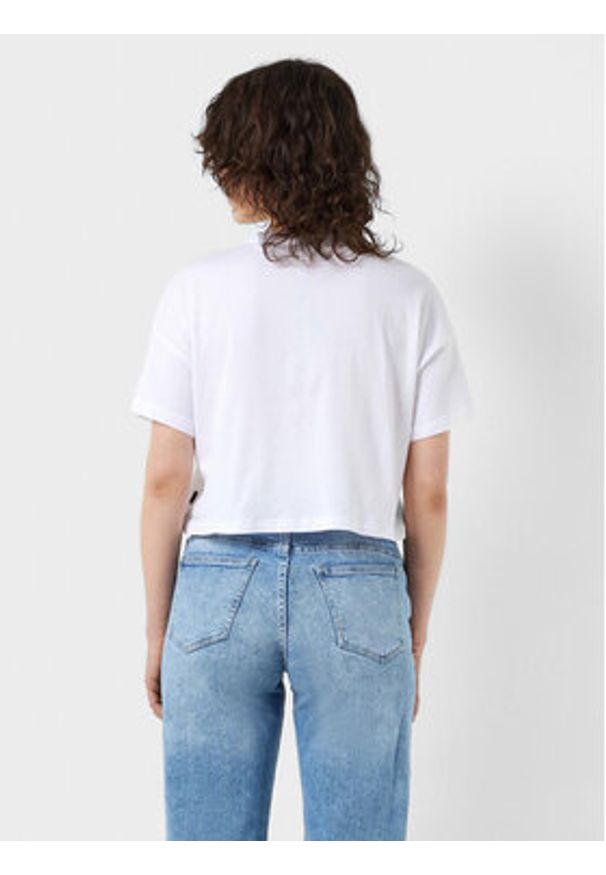 Noisy may - Noisy May T-Shirt Alena 27023863 Biały Cropped Fit. Kolor: biały. Materiał: bawełna