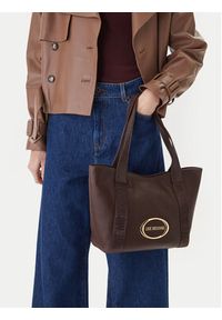Love Moschino - LOVE MOSCHINO Torebka JC4337PP0NK1431A Brązowy. Kolor: brązowy. Materiał: skórzane #5