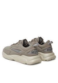 Hugo - HUGO Sneakersy Leon 50548504 Szary. Kolor: szary. Materiał: skóra