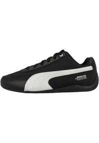 Buty męskie Puma Mapf1 Speedcat na co dzień. Okazja: na co dzień. Zapięcie: sznurówki. Kolor: czarny. Materiał: materiał, syntetyk. Szerokość cholewki: normalna. Sport: turystyka piesza
