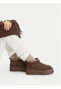 Badura Śniegowce EO-ANGIE-TS6290 Brązowy. Kolor: brązowy. Materiał: zamsz, skóra #4