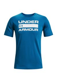 Koszulka treningowa męska Under Armour Team Issue Wordmark SS. Kolor: niebieski