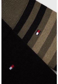 TOMMY HILFIGER - Tommy Hilfiger skarpetki (2-pack) męskie kolor zielony. Kolor: zielony #2