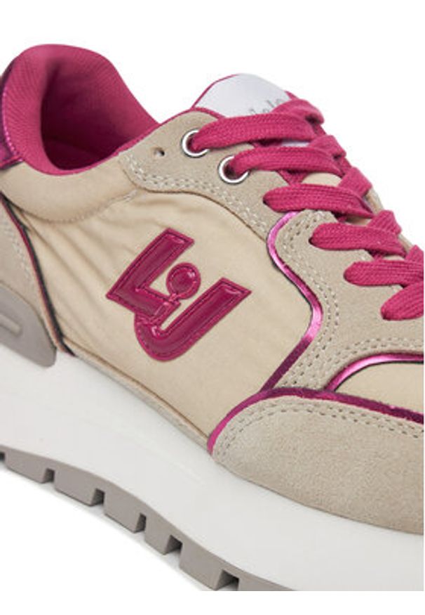 Liu Jo Sneakersy Amazing 25 BA5049 PX003 Beżowy. Kolor: beżowy. Materiał: materiał