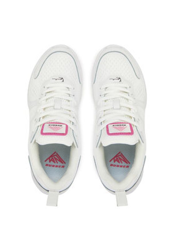 Karl Kani Sneakersy Kani Runner PD00002642 Biały. Kolor: biały. Materiał: skóra