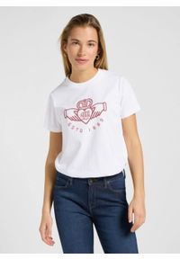 Lee - DAMSKA KOSZULKA LEE SMALL GRAPHIC TEE 1 BRIGHT WHITE 112371875 #1