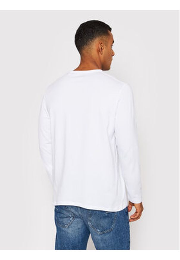 Pepe Jeans Longsleeve Original Basic 2 Long N PM508211 Biały Slim Fit. Kolor: biały. Materiał: bawełna. Długość rękawa: długi rękaw