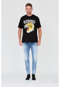 Kenzo - KENZO Czarny męski t-shirt Tiger Varsity Jungle, Rozmiar S. Kolor: czarny #5