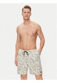 Ellesse Szorty kąpielowe Darrall Swim SHV20114 Écru Regular Fit. Materiał: syntetyk