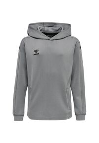 Bluza dziecięca z kapturem Hummel hmlCORE XK. Typ kołnierza: kaptur. Kolor: szary. Materiał: polar. Sport: joga i pilates