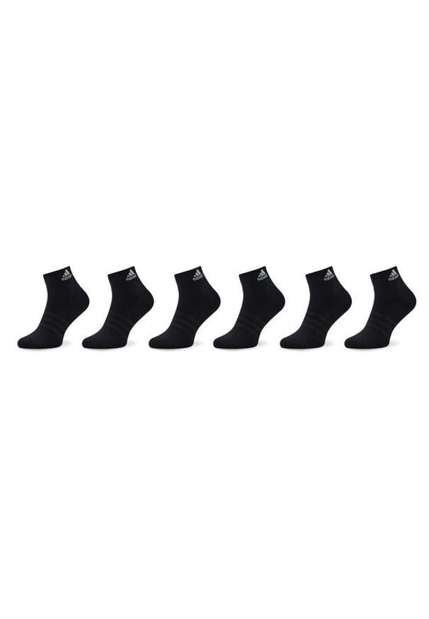 Adidas - adidas Zestaw 6 par niskich skarpet unisex Cushioned Sportswear IC1291 Czarny. Kolor: czarny