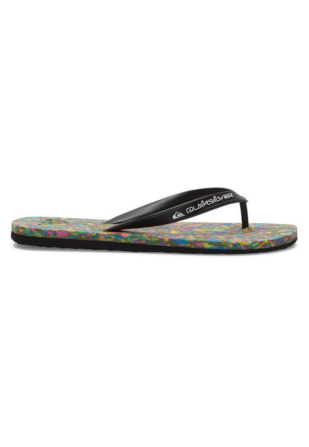 Quiksilver - Klapki dla Mężczyzn MOLOKAI RECYCLED. Okazja: na plażę. Kolor: wielokolorowy. Materiał: guma, syntetyk, materiał. Styl: sportowy