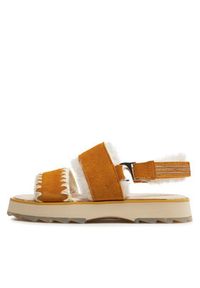 EMU Australia Sandały Montobello W13057 Żółty. Kolor: żółty. Materiał: skóra