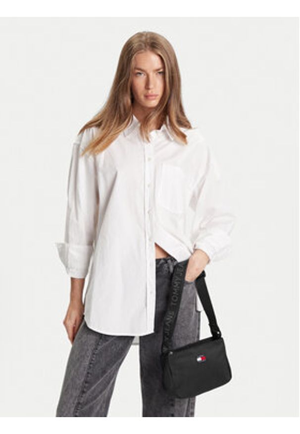 Tommy Jeans Torebka Tjw Daily Shoulder Bag AW0AW17544 Czarny. Kolor: czarny