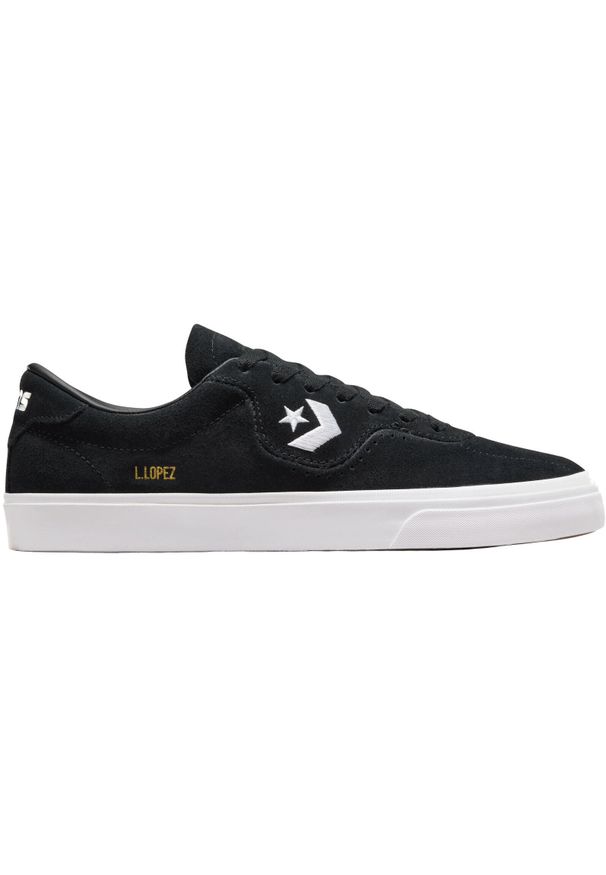 Adidasy Converse Louie Lopez Pro OX, Dla obu płci. Kolor: czarny. Materiał: zamsz, materiał