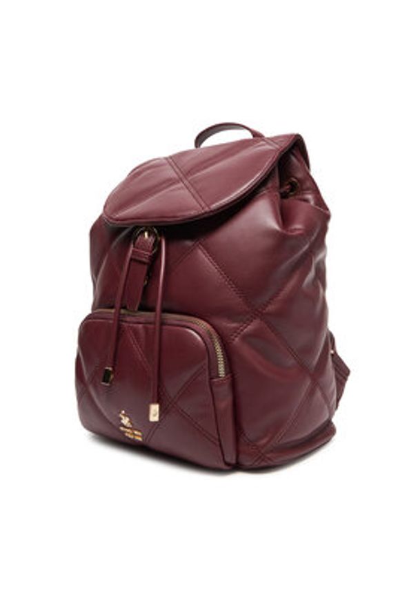 Beverly Hills Polo Club Plecak CEO-BHPC-C-009-08 Bordowy. Kolor: czerwony. Materiał: materiał, syntetyk