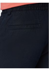 BOSS Szorty materiałowe 50559178 Granatowy Regular Fit. Kolor: niebieski. Materiał: len #4