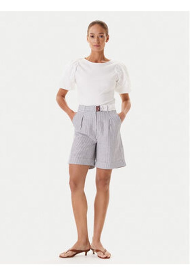 Tatuum Bluzka Kathia T2503.051 Biały Regular Fit. Kolor: biały. Materiał: bawełna