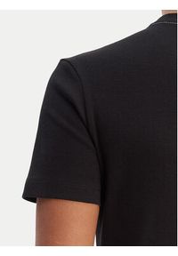 Desigual T-Shirt 26SWTK07 Czarny Regular Fit. Kolor: czarny. Materiał: bawełna #5