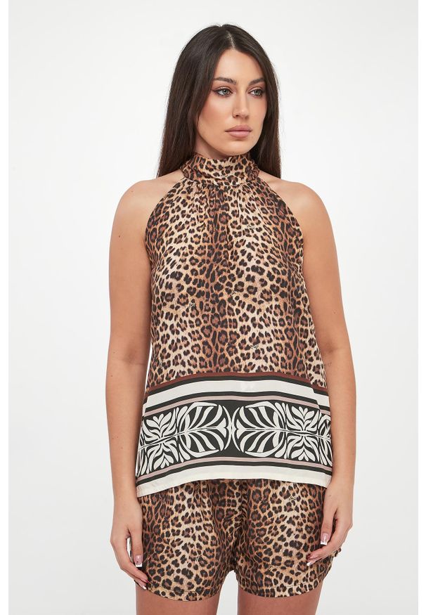 Liu Jo - Top damski z motywem zwierzęcym LIU JO. Wzór: motyw zwierzęcy