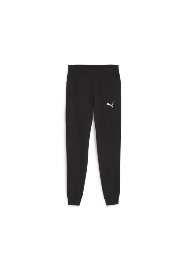 Spodnie sportowe męskie Puma Team Goal Casuals. Kolor: czarny. Materiał: materiał, bawełna, syntetyk
