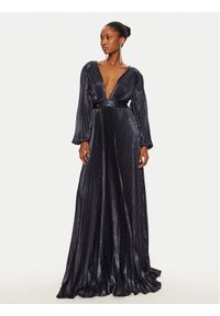 Babylon Sukienka wieczorowa S00813 Granatowy Regular Fit. Kolor: niebieski. Materiał: syntetyk. Styl: wizytowy #1