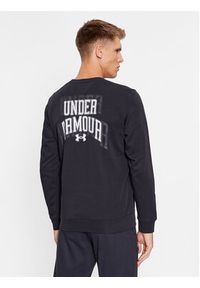 Under Armour Bluza Ua Rival Terry Graphic Crew 1379764 Czarny Loose Fit. Kolor: czarny. Materiał: bawełna #4