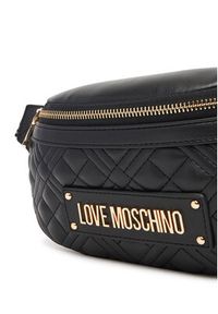 Love Moschino - LOVE MOSCHINO Saszetka nerka JC4003PP1NLA0000 Czarny. Kolor: czarny. Materiał: skóra #3
