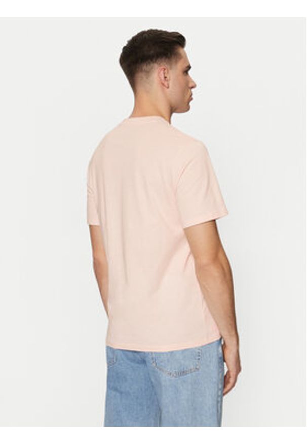 Lacoste T-Shirt TH5231 Różowy Regular Fit. Kolor: różowy. Materiał: bawełna