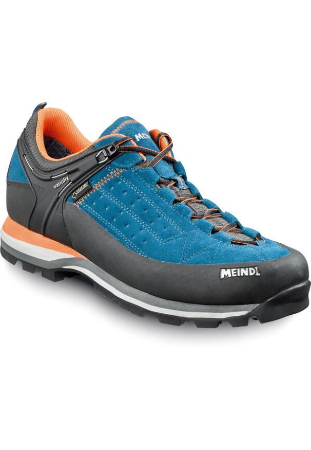 MEINDL - Buty trekkingowe męskie Meindl Literock Gore-Tex. Kolor: niebieski. Materiał: syntetyk, materiał, guma. Technologia: Gore-Tex. Sport: turystyka piesza