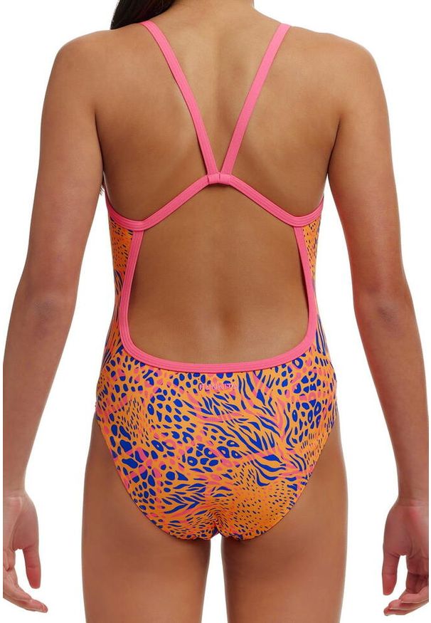 FUNKITA - Strój do pływania dziewczęcy Funkita Hide Pride - Single Strap. Kolor: wielokolorowy