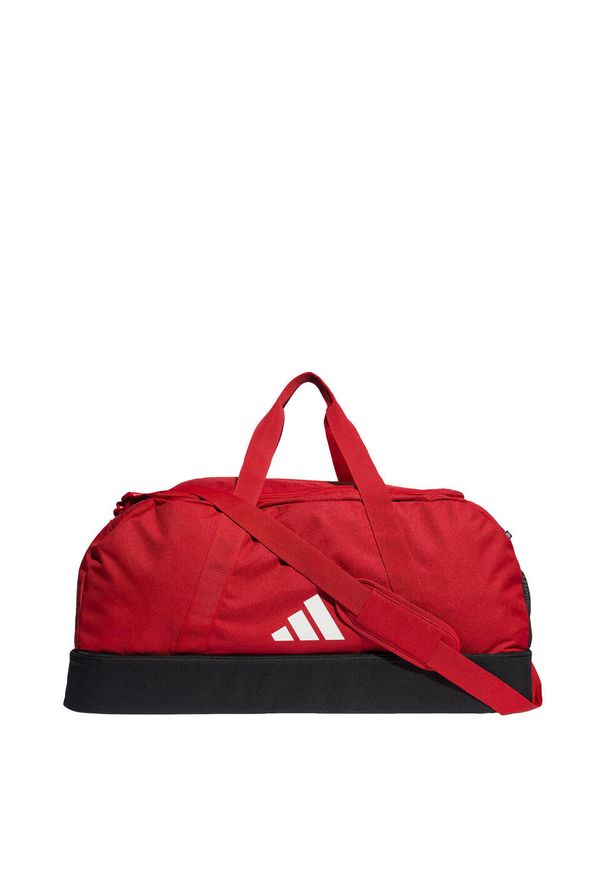 Adidas - Tiro League Duffel Bag Large. Kolor: biały, czerwony, wielokolorowy, czarny. Materiał: materiał