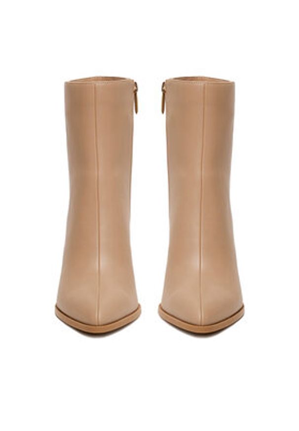 Nine West Botki CEO-JASMIN-01 Beżowy. Kolor: beżowy. Materiał: materiał