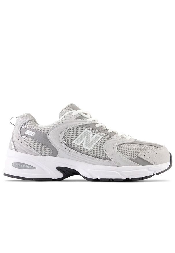 Buty New Balance MR530CK - szare. Kolor: szary. Materiał: materiał, skóra, syntetyk. Szerokość cholewki: normalna. Sezon: lato