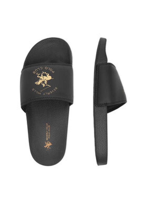 Beverly Hills Polo Club Klapki CEO-WP-CA23332C Czarny. Kolor: czarny. Materiał: materiał