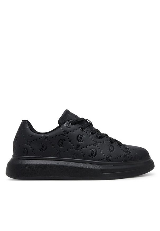 Just Cavalli Sneakersy 78QA3SBE ZSC31 Czarny. Kolor: czarny. Materiał: skóra