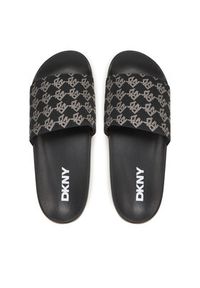 DKNY Klapki Zella K2533210 Czarny. Kolor: czarny. Materiał: materiał #6