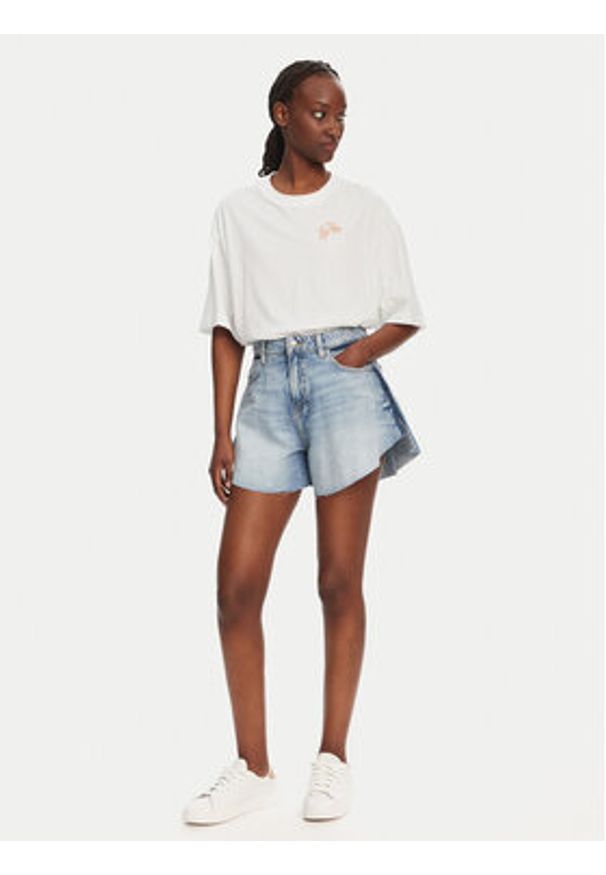 BOSS T-Shirt C_Eboyfriend_4 50540441 Biały Oversize. Kolor: biały. Materiał: bawełna