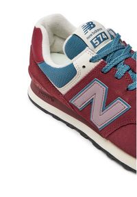 New Balance Sneakersy U574RBB Czerwony. Kolor: czerwony. Materiał: skóra. Model: New Balance 574 #6