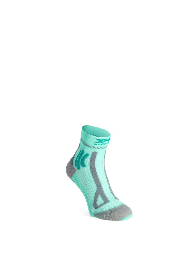 Skarpety biegowe damskie X-Socks Trail Run Energy 4.0. Kolor: zielony. Sport: bieganie