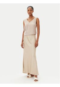 Marella Bluzka Lien 2515161092 Écru Regular Fit. Materiał: syntetyk #3