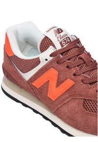 New Balance Sneakersy U5747FE Bordowy. Kolor: czerwony. Materiał: zamsz, skóra #4